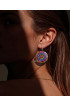 Hand Painted Wooden Earrings Hand Painted Wooden Earrings